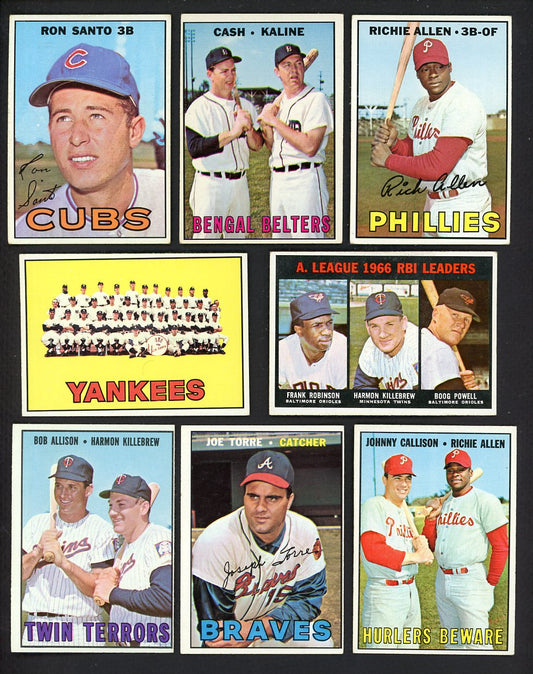 1967 Topps Set Lot 100 Diff VG-EX/EX Kaline Allen Torre 557723