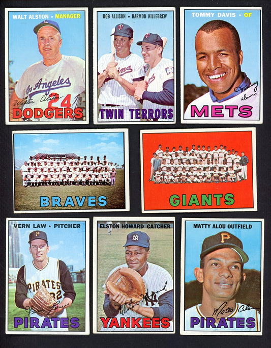 1967 Topps Set Lot 84 Diff VG/VG-EX Killebrew Alston Howard 557727