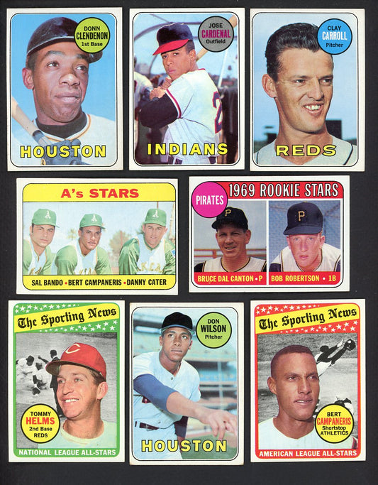 1969 Topps Set Lot 32 Diff EX+ Campaneris Cardenal Clendenon 557739