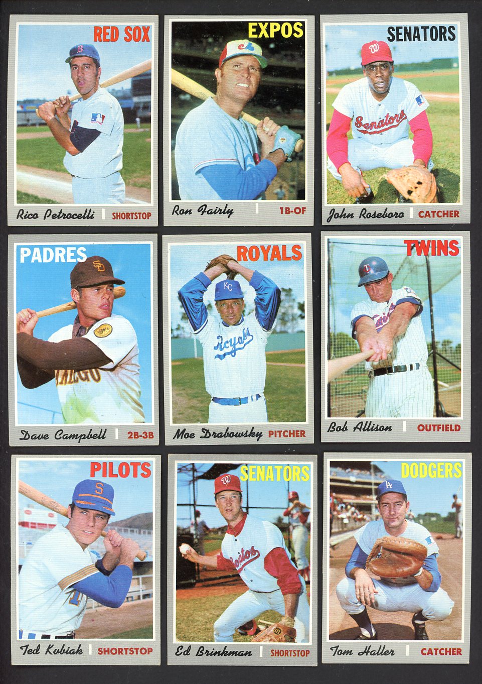 1970 Topps High Number Set Lot 38 Diff EX-MT Petrocelli Fairly 557752