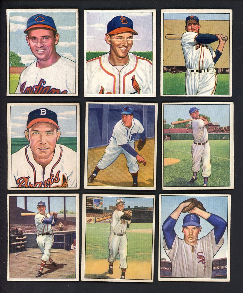 1950 Bowman Set Lot 58 Diff EX/EX+ Marion Gordon Reiser 557756