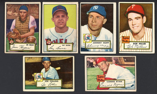 1952 Topps Set Lot 10 Diff VG/VG-EX Boone Hegan Collins 557764