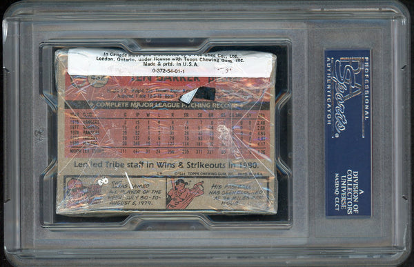 1981 Topps Cello Pack Fernando Valenzuela Dodgers Top PSA 9 MINT 557795