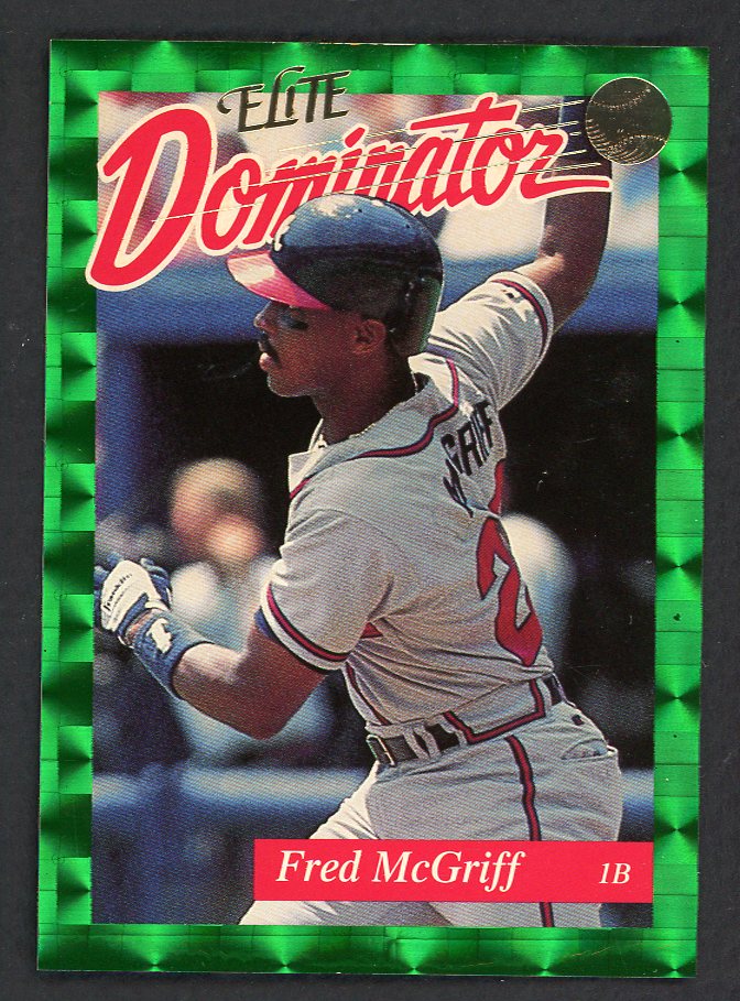 1993 Donruss Elite Dominator #002 Fred McGriff Braves 557799