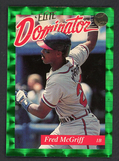 1993 Donruss Elite Dominator #002 Fred McGriff Braves 557799