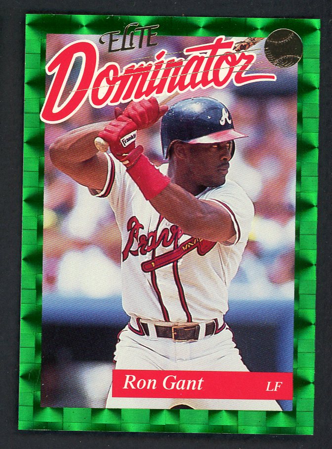 1993 Donruss Elite Dominator #004 Ron Gant Braves 557805