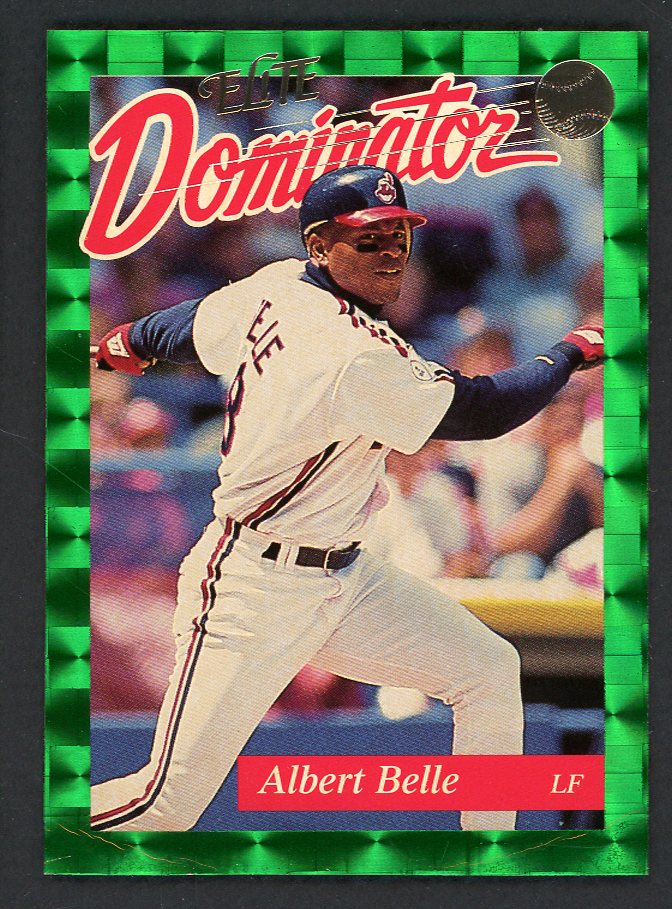 1993 Donruss Elite Dominator #017 Albert Belle Indians 557822