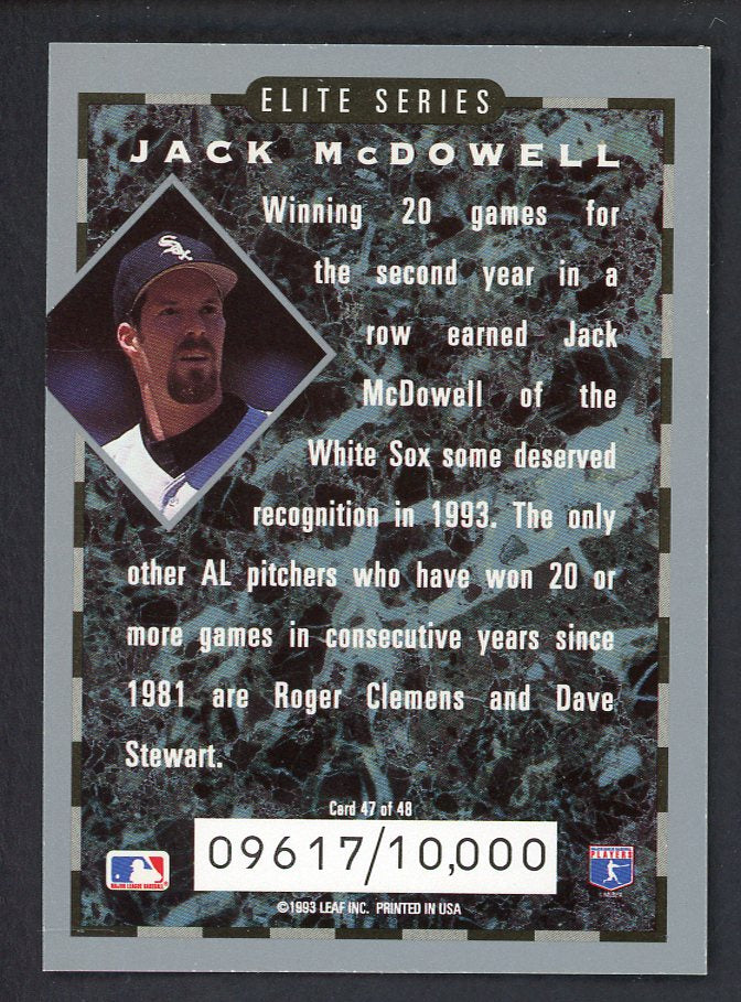 1994 Donruss Elite #047 Jack McDowell White Sox 557914