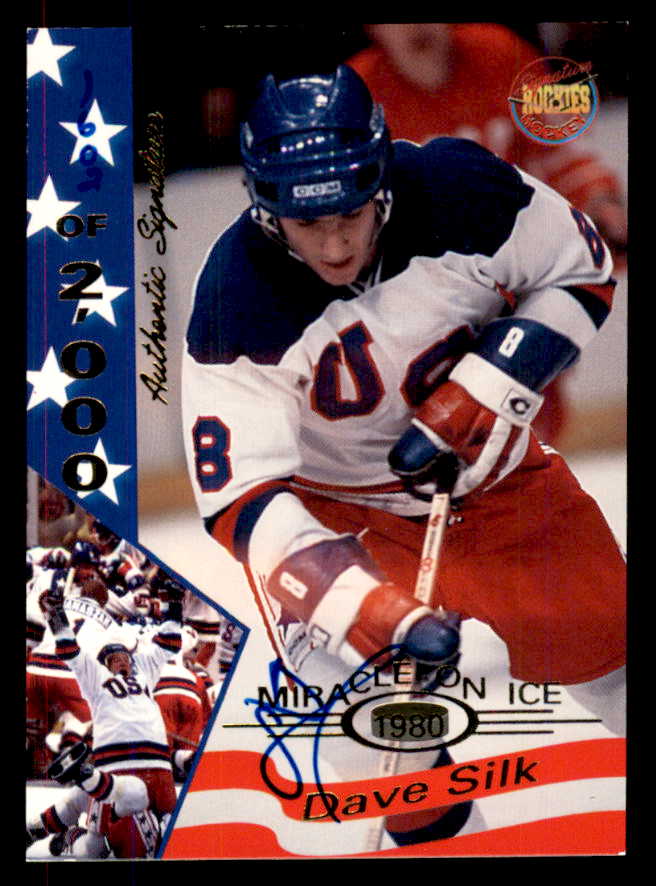 1995 Signature Rookies Miracle on Ice #031 Dave Silk Autograph 557978
