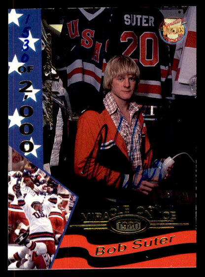 1995 Signature Rookies Miracle on Ice #033 Bob Suter Autograph 557981