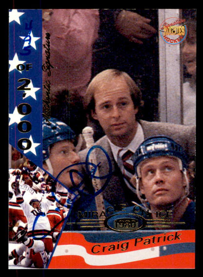1995 Signature Rookies Miracle on Ice #044 Craig Patrick Autograph 557997