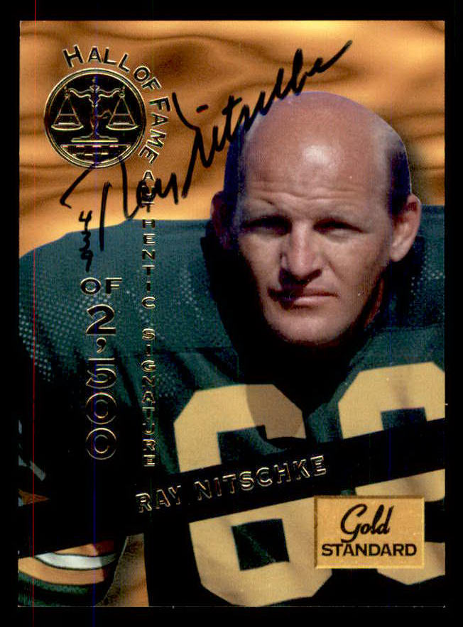 1994 Signature Rookies #018 Ray Nitschke Autograph 558023