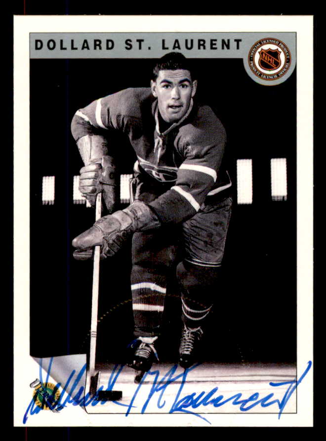 1992 Ultimate #015 Dollard St. Laurent Canadiens Signed Autographed 558038