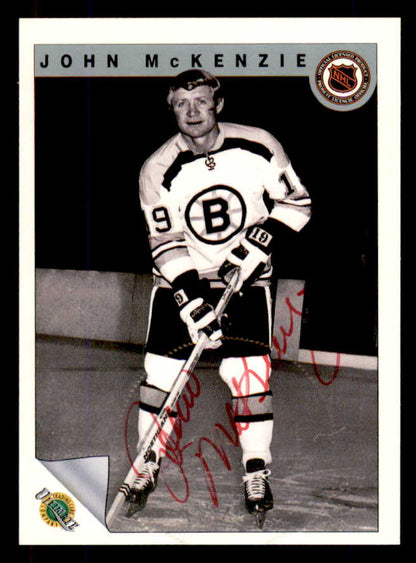 1992 Ultimate #052 John Mckenzie Bruins Signed Autographed 558070