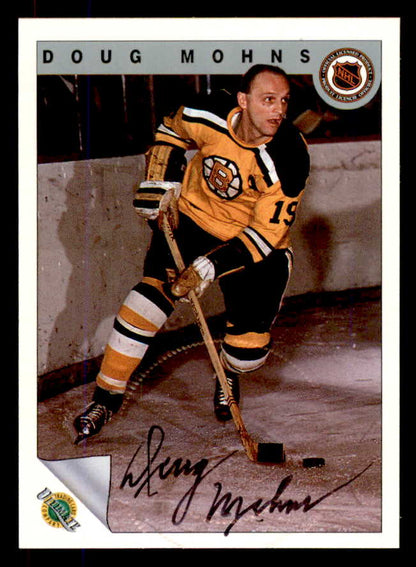 1992 Ultimate #053 Doug Mohns Bruins Signed Autographed 558071