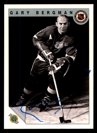 1992 Ultimate #067 Gary Bergman Red Wings Signed Autographed 558081