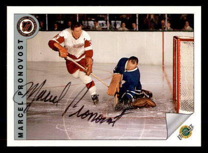 1992 Ultimate #71 Marcel Pronovost Red Wings Signed Autographed 558085