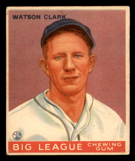 1933 Goudey #017 Watson Clark Dodgers VG-EX 558402