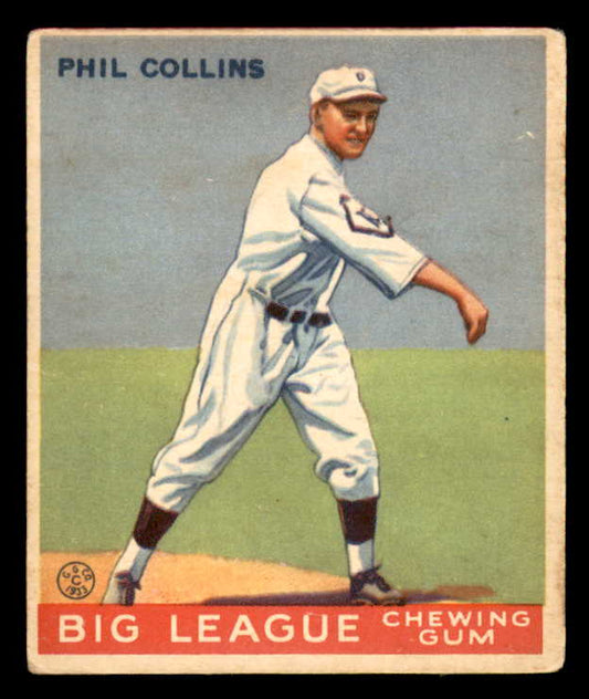 1933 Goudey #021 Phil Collins Phillies VG-EX 558404