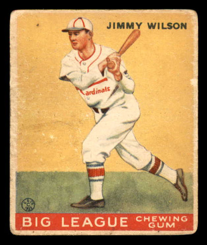 1933 Goudey #037 Jimmy Wilson Cardinals GD-VG 558410
