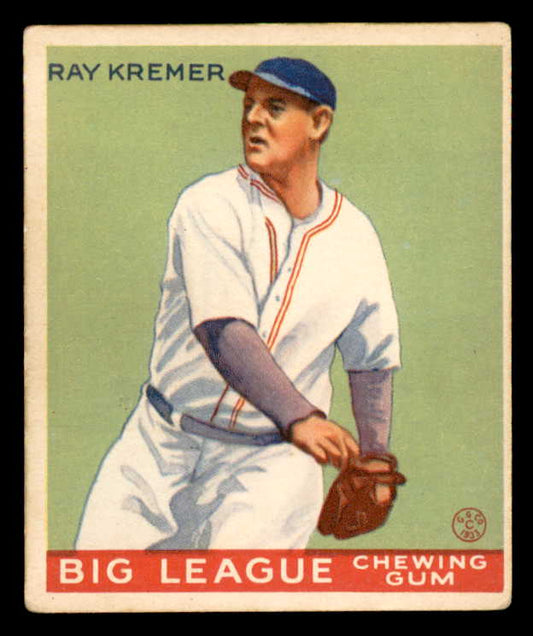 1933 Goudey #054 Ray Kremer Pirates VG-EX 558418