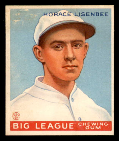 1933 Goudey #068 Hod Lisenbee Buffalo GD-VG crease 558424