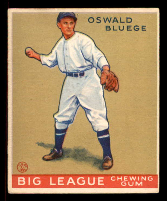 1933 Goudey #159 Ossie Bluege Senators VG-EX 558471