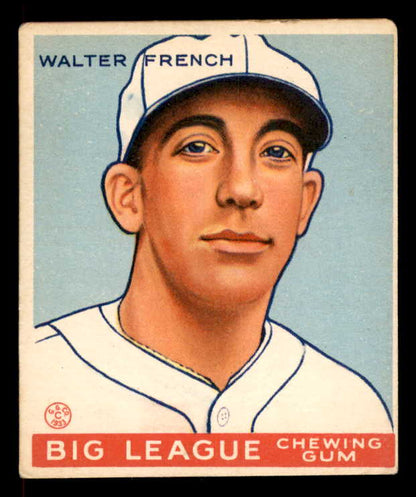 1933 Goudey #177 Walter French Knoxville VG-EX 558485