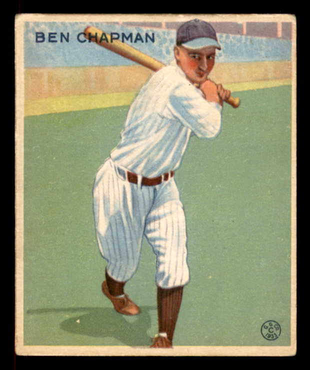 1933 Goudey #191 Ben Chapman Yankees VG-EX 558492