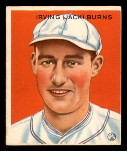 1933 Goudey #198 Jack Burns Browns EX 558496