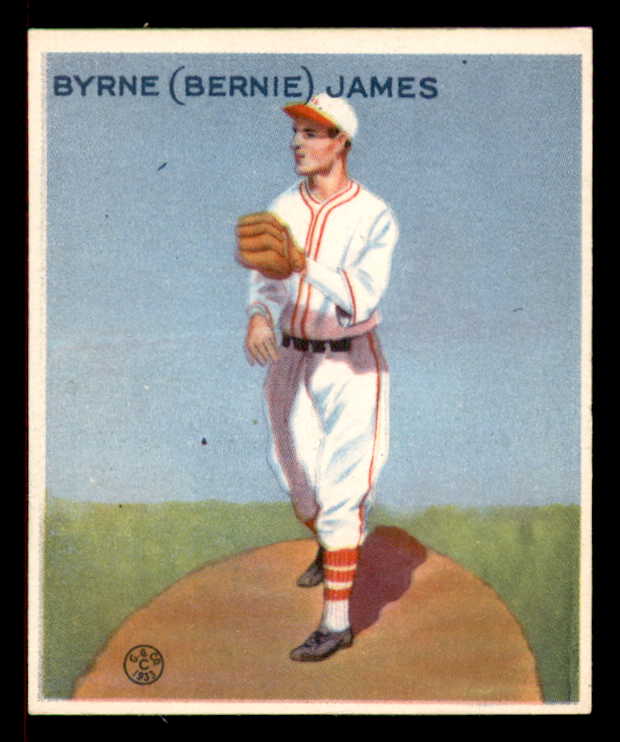1933 Goudey #208 Bernie James Giants VG-EX 558504