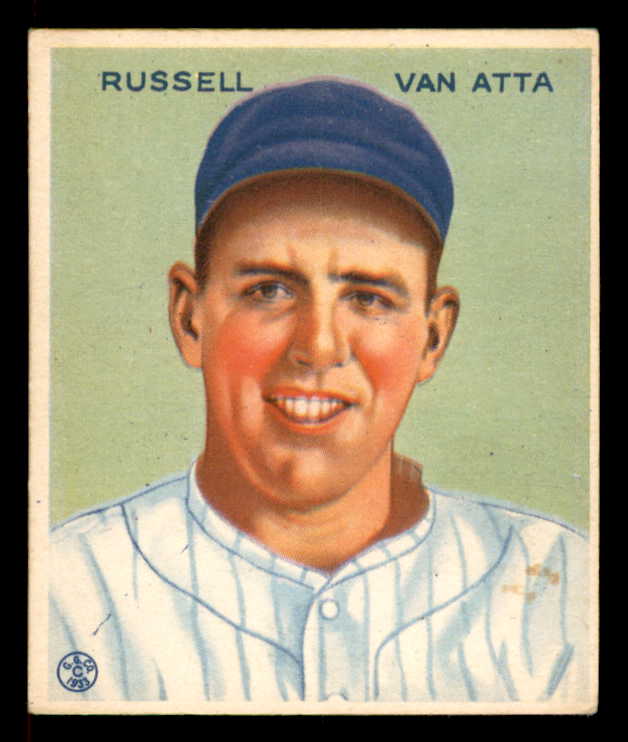 1933 Goudey #215 Russ Van Atta Yankees EX 558507