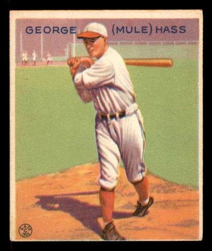 1933 Goudey #219 Mule Haas White Sox EX oc 558508