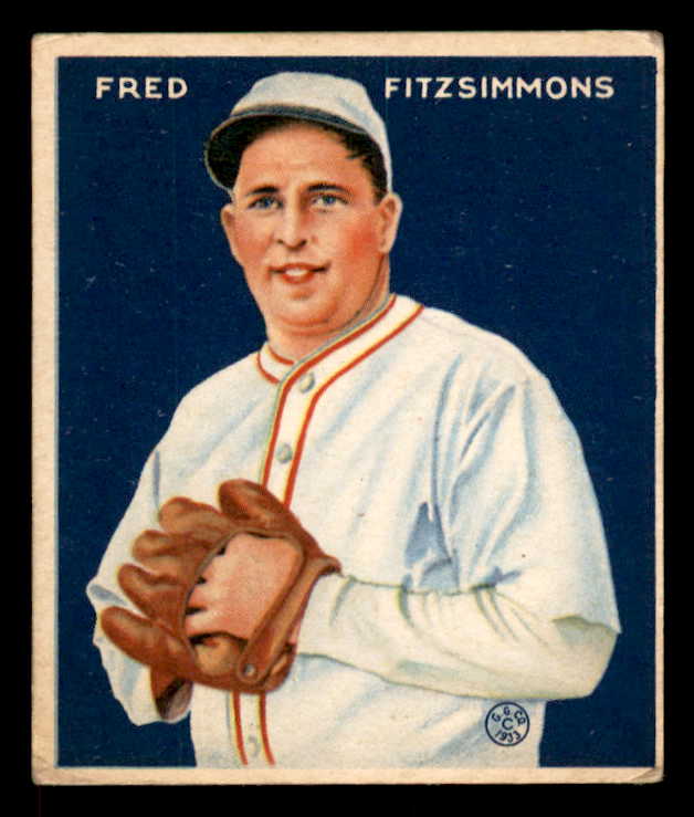 1933 Goudey #235 Fred Fitzsimmons Giants VG-EX 558513
