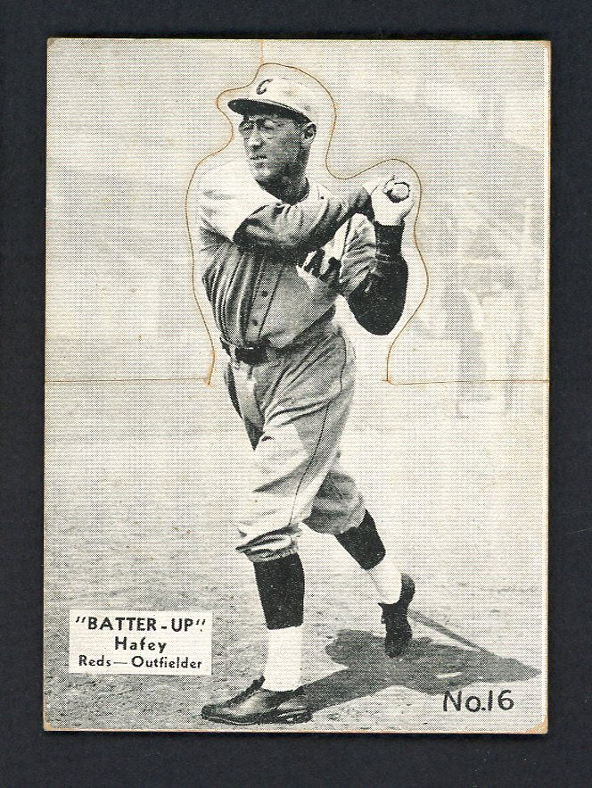 1934-36 Batter Up #016 Chick Hafey Reds VG 558556