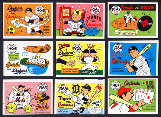 1970 Fleer World Series Near Set (Missing #3) Lower Grade 558560