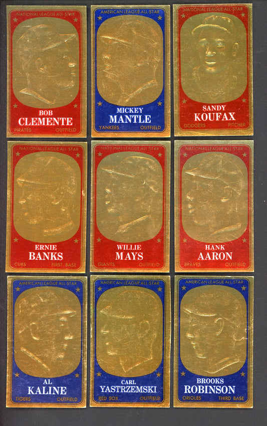 1965 Topps Embossed Complete Set EX-MT Mantle Mays Aaron 558565