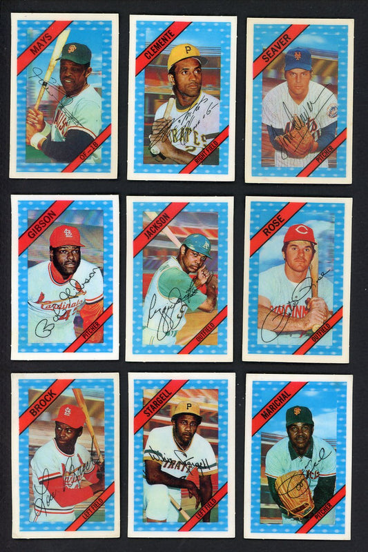 1972 Kelloggs Baseball Complete Set Seaver Mays Gibson Variations 558569