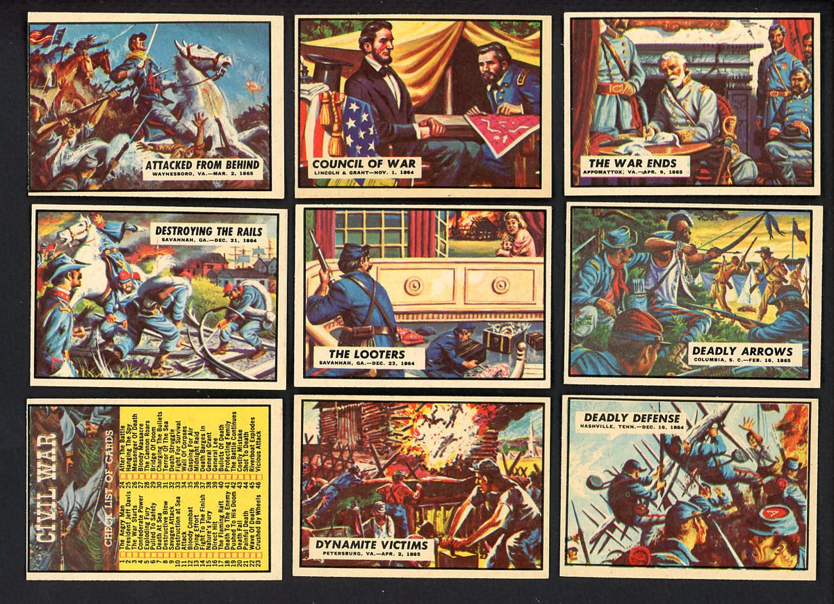 1962 A&BC Civil War News Complete Set High Grade 558573