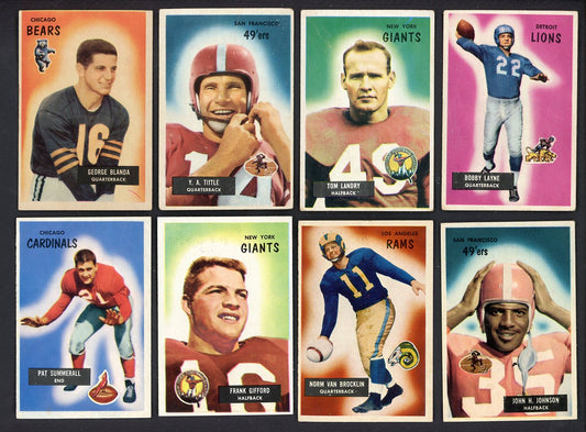 1955 Bowman Football Complete Set EX+/EX-MT Landry Gifford 558575
