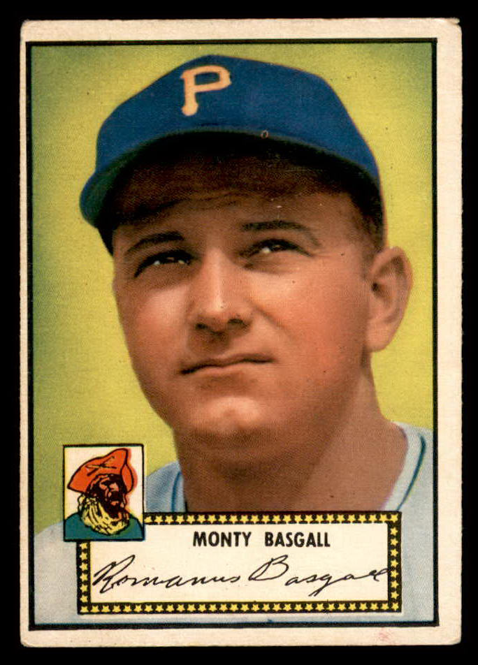 1952 Topps Baseball #012 Monty Basgall Pirates VG-EX Red 558597