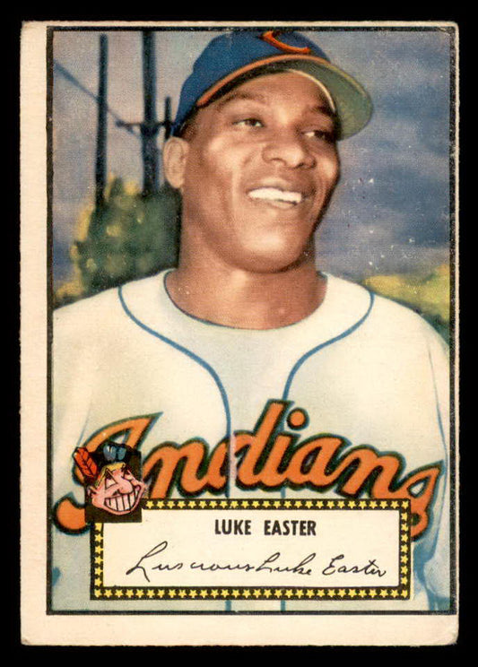 1952 Topps Baseball #024 Luke Easter Indians VG Red 558608