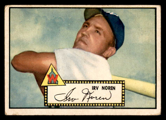 1952 Topps Baseball #040 Irv Noren Senators VG Black 558628