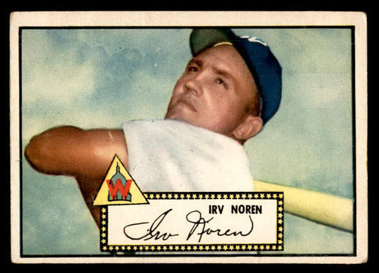 1952 Topps Baseball #040 Irv Noren Senators VG Black 558629