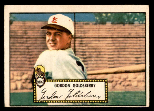 1952 Topps Baseball #046 Gordon Goldsberry Browns VG-EX Red 558636