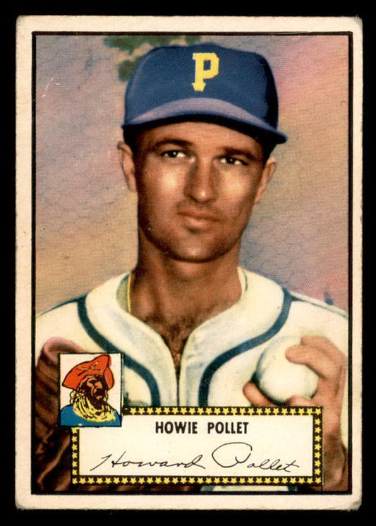 1952 Topps Baseball #063 Howie Pollet Pirates VG Red 558654
