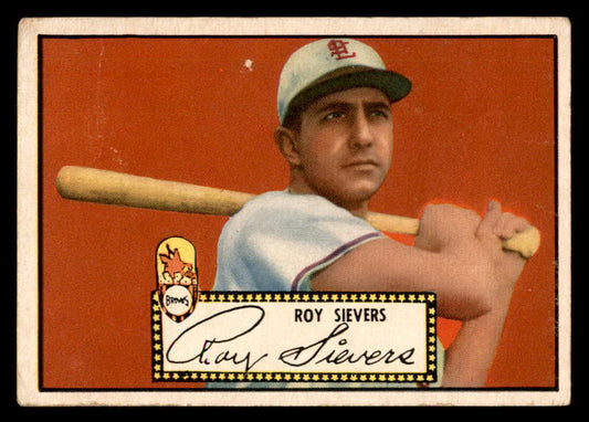1952 Topps Baseball #064 Roy Sievers Browns VG Black 558655