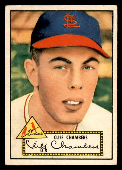 1952 Topps Baseball #068 Cliff Chambers Cardinals VG-EX Red 558659