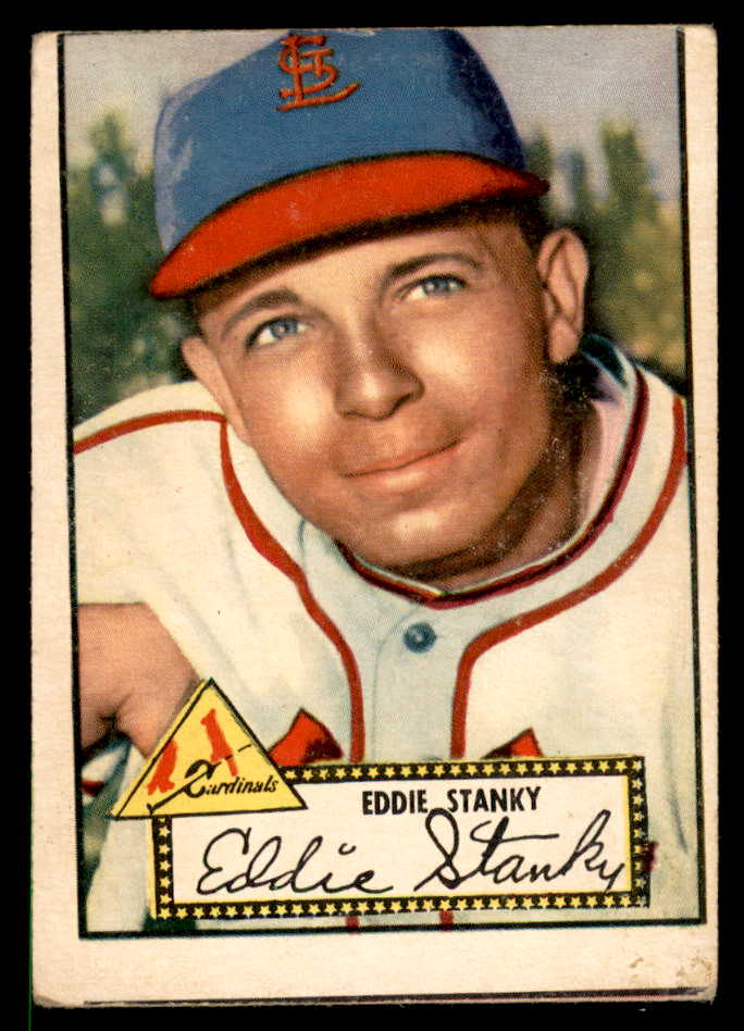 1952 Topps Baseball #076 Eddie Stanky Cardinals Good Red 558667