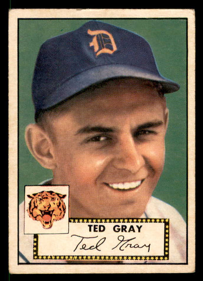 1952 Topps Baseball #086 Ted Gray Tigers VG 558679
